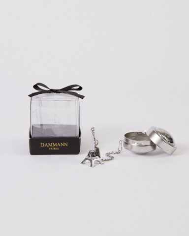 Tea infuser from Dammann Frères with a mini Eiffel Tower