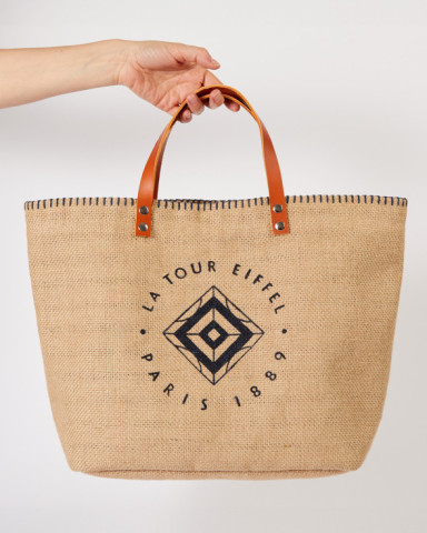 Navy Saint James Tote Bag - Official Eiffel Tower Store