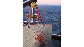 Red Saint James Tote Bag - Official Eiffel Tower Store