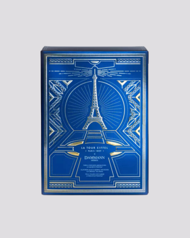 Dammann Frères Tea Box with 20 Sachets featuring the Eiffel Tower