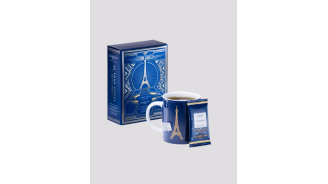 Dammann Frères Tea Box with 20 Sachets featuring the Eiffel Tower