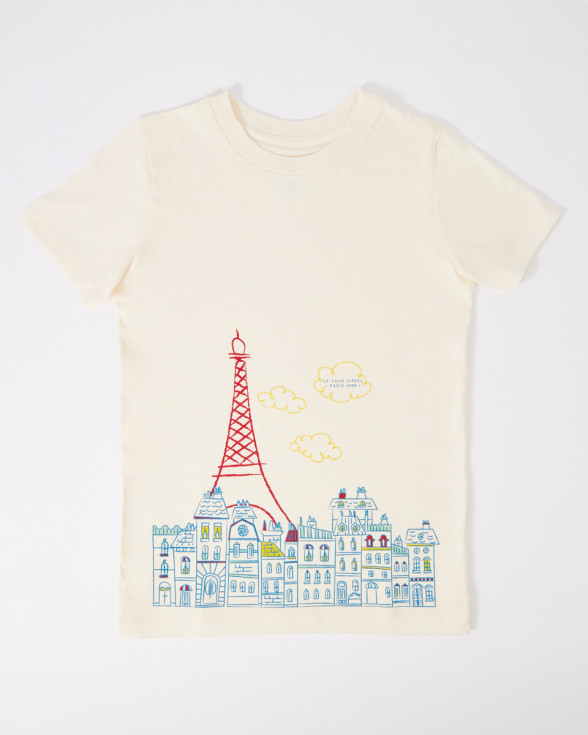 Camiseta niños Tejados Parisinos - Tienda oficial de la Torre Eiffel