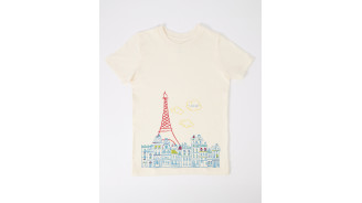 Paris Rooftops Kids T-shirt - Official Eiffel Tower Store