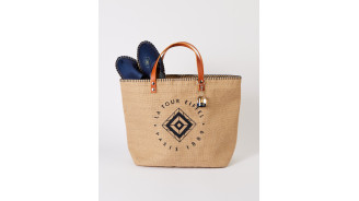 Navy Saint James Tote Bag - Official Eiffel Tower Store