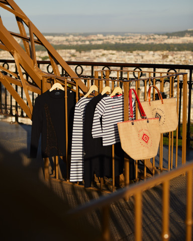 Cabas Rouge Saint James - Boutique officielle de la tour Eiffel