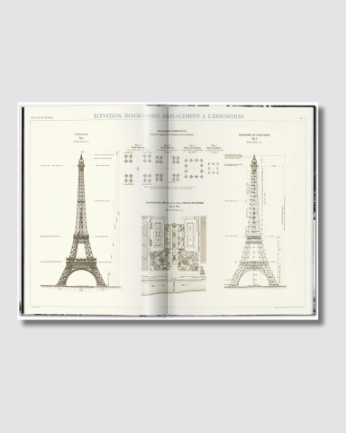 Livre construction de la tour Eiffel : The Eiffel Tower - Taschen