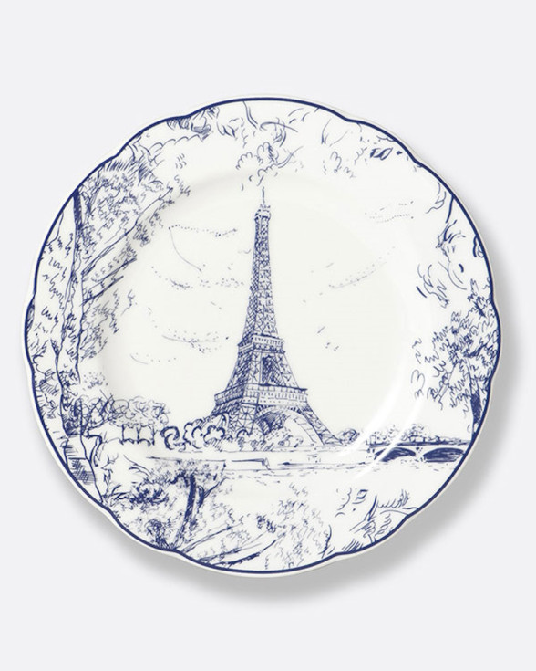 Boxed set 2 Bernardaud porcelain plates - Eiffel Tower Official Shop