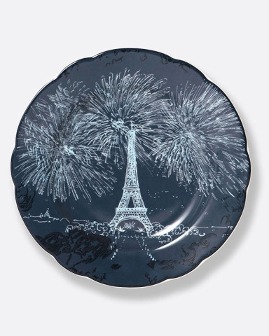 Coffret 2 Assiettes en porcelaine - Collection tour Eiffel Bernardaud