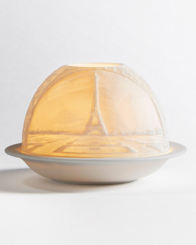 Led Porcelain Lithophane The Eiffel Tower Bernardaud