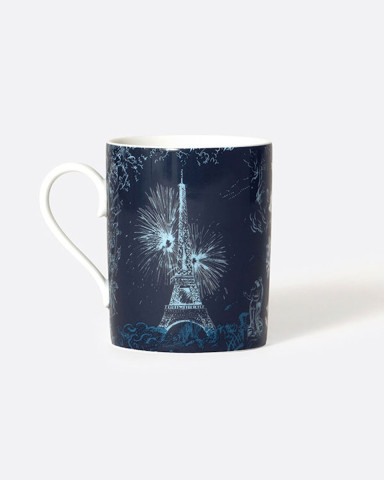 Porcelain mug 30 cl Bernardaud - Collection Eiffel tower