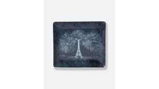 Plateau en porcelaine 17x15 cm  – Collection tour Eiffel Bernardaud