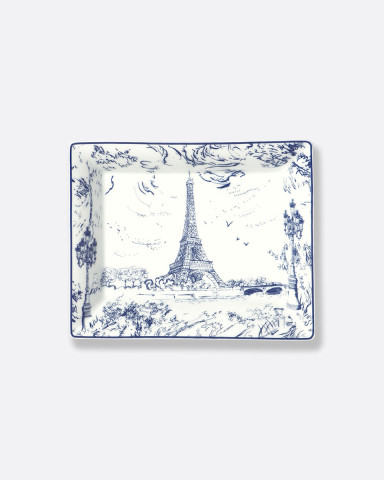 Valet Tray 20x16 cm Day - Collection Eiffel tower Bernardaud