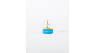 Olympic Collection Snow Globe - Blue