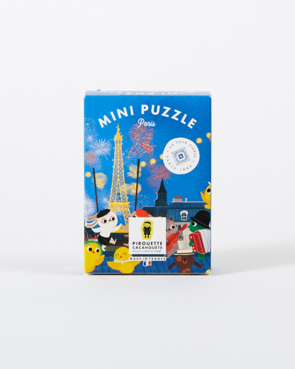 Mini Puzzle París la Torre Eiffel: puzzles para niños