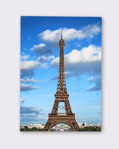 Poster Eiffel Tower Day 30X40 - The Olympic Collection