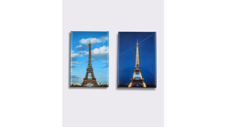 Magnet Eiffel Tower Day - Olympic Collection