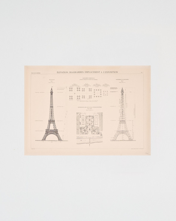 Póster Elevation - Tienda Oficial Torre Eiffel