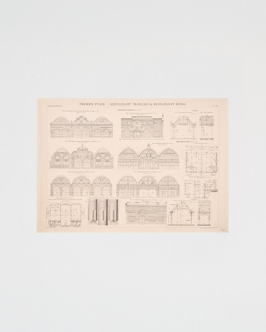 Restaurants Poster - Official Eiffel Tower Shop