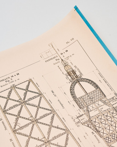 Structure Poster - Official Eiffel Tower Shop