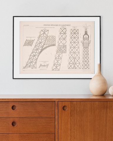 Póster Ossature - Tienda Oficial Torre Eiffel