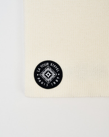 Adult White Scarf Saint James - Eiffel Tower Shop