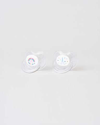 Rainbow Child Pacifier Le Biberon Français - Eiffel Tower Shop