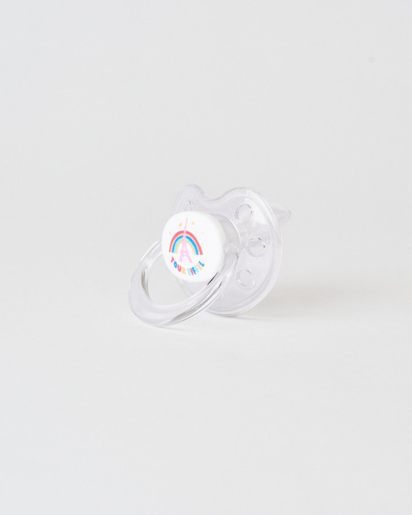 Rainbow Child Pacifier Le Biberon Français - Eiffel Tower Shop