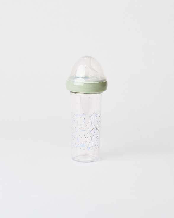 Green Child Baby Bottle Le Biberon Français - Eiffel Tower Shop