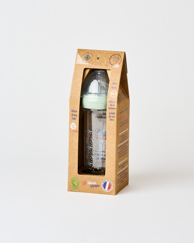 Green Child Baby Bottle Le Biberon Français - Eiffel Tower Shop