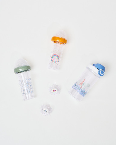Green Child Baby Bottle Le Biberon Français - Eiffel Tower Shop