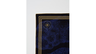 Pañuelo 67x67cm Noche Seda - Tienda Torre Eiffel