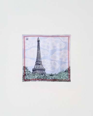 Pañuelo 67x67cm Día Seda - Tienda Torre Eiffel