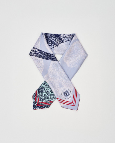 67x67cm Day Silk Scarf - Eiffel Tower Shop