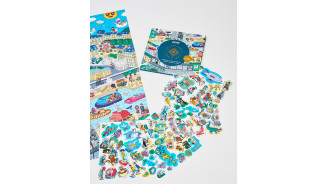 Póster y Pegatinas Infantil OMY - Boutique tour Eiffel