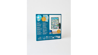 Poster et sticker à coller Enfant Blanc Omy - tour Eiffel