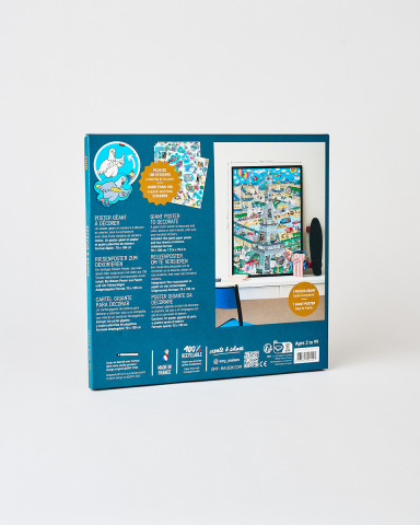 Póster y Pegatinas Infantil OMY - Boutique tour Eiffel