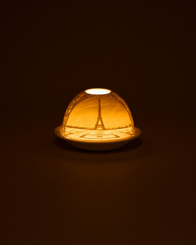 Lithophanie Porcelaine La tour Eiffel Bernardaud