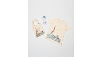 Paris Rooftops Kids T-shirt - Official Eiffel Tower Store