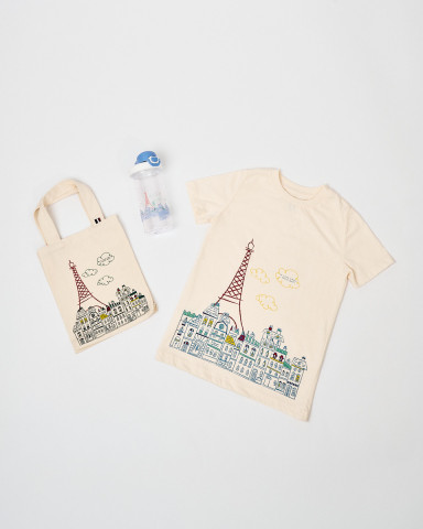 T-shirt enfant Toits de Paris - Boutique officielle de la tour Eiffel