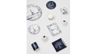 Timbale en porcelaine – Collection tour Eiffel bleu nuit Bernardaud