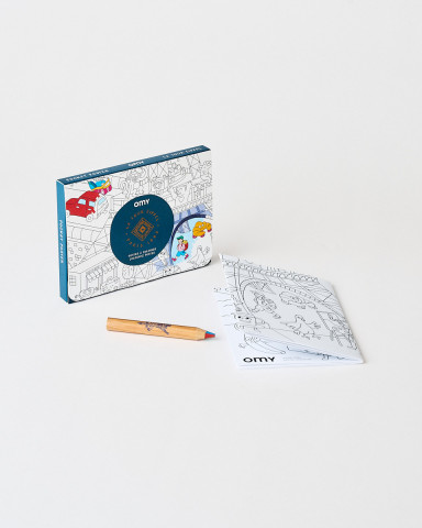 Mini coloring book Eiffel tower OMY -  Official Eiffel Tower Shop