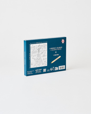 Mini coloring book Eiffel tower OMY -  Official Eiffel Tower Shop