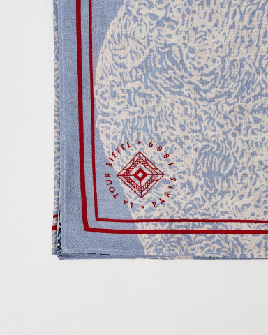 67x180cm Day Wool & Silk Stole - Eiffel Tower Shop