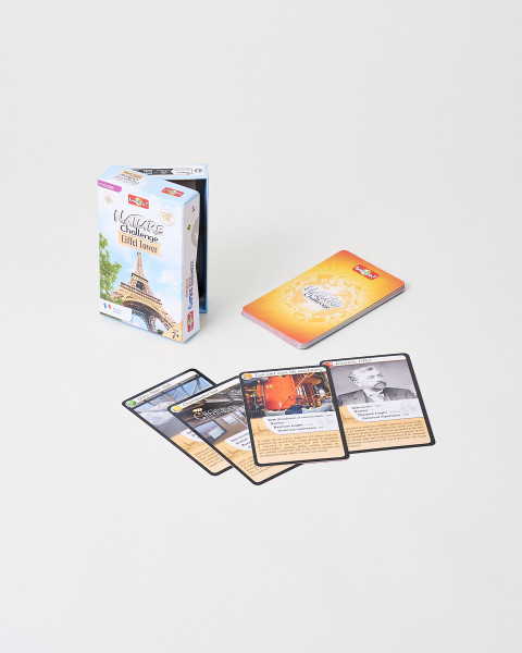 Juego de cartas Nature Challenge (versión inglesa) - Torre Eiffel