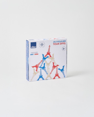 12-Piece Multicolor Stacking Game - Official Eiffel Tower Shop