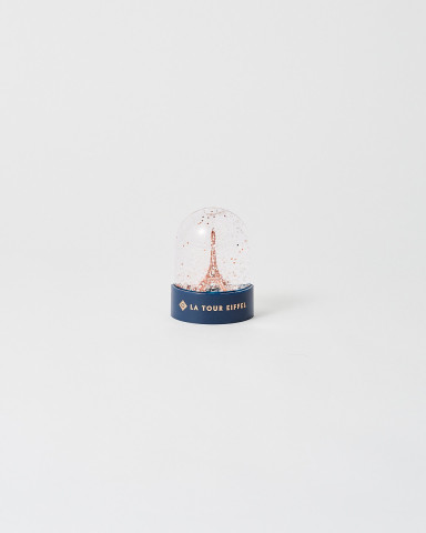 Copper Snow Globe Magnet - Official Eiffel Tower Shop