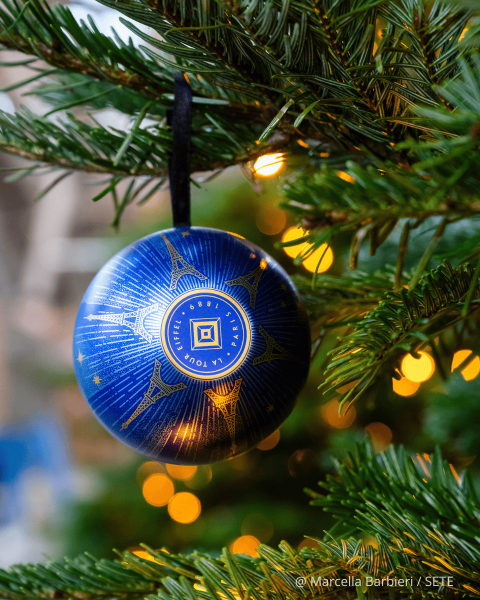 Boule de Noël des thés Dammann - Boutique officielle de la tour Eiffel