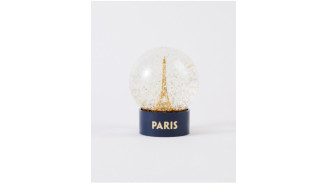 Golden glass Eiffel Tower snow globe - Official Eiffel Tower Store