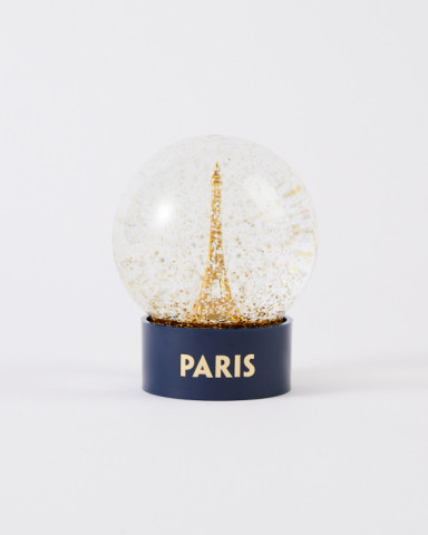 Golden glass Eiffel Tower snow globe - Official Eiffel Tower Store