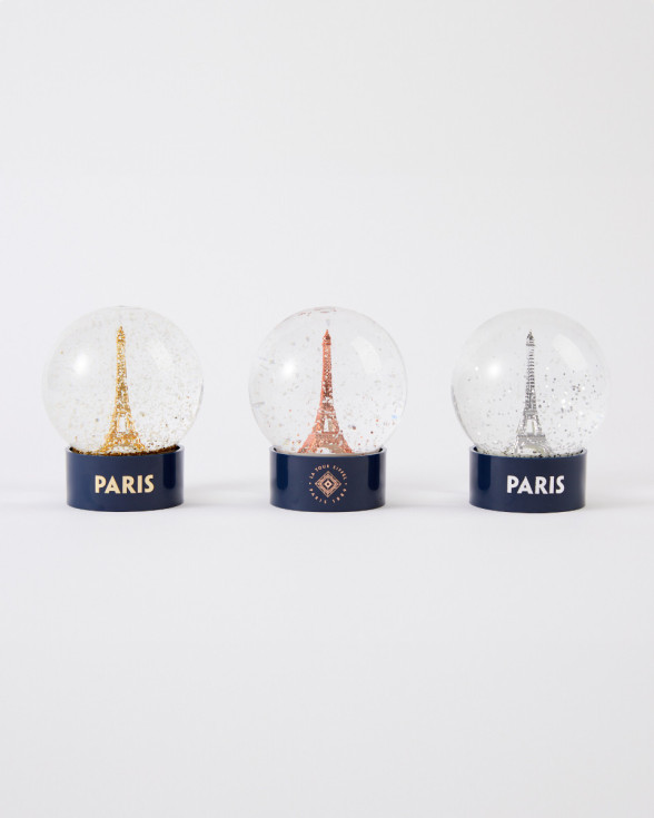 Golden glass Eiffel Tower snow globe - Official Eiffel Tower Store